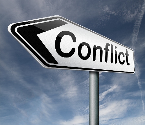 conflict management in business at work or between couple with different interest solve the problem